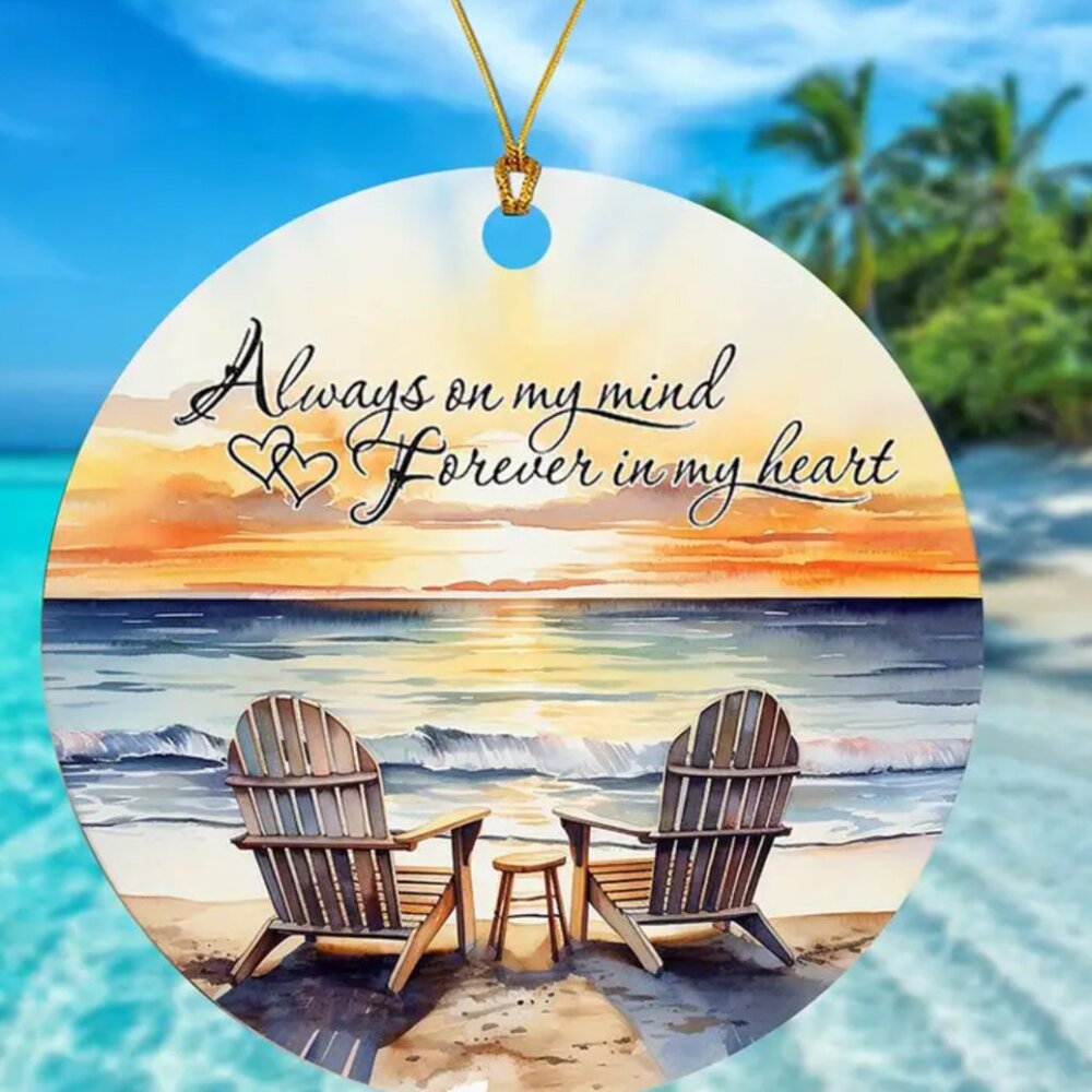 Always on my mind Memorial ornament wall decor